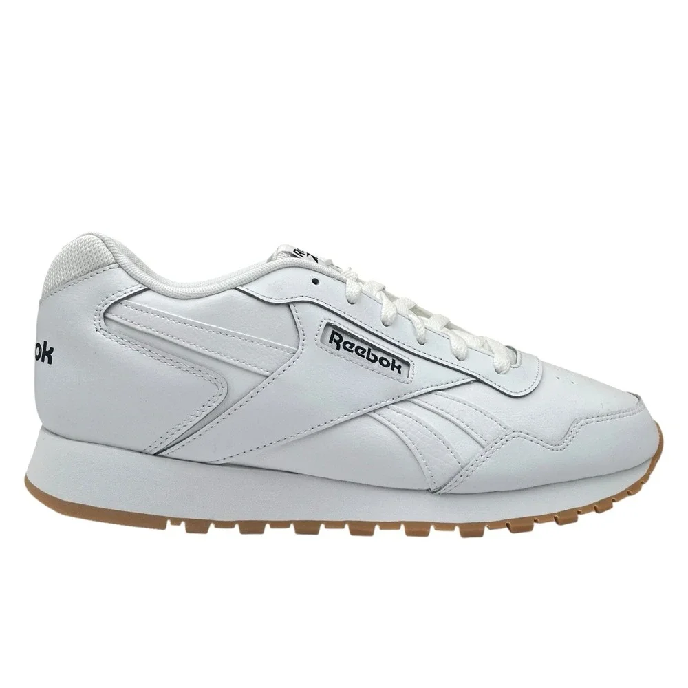 Reebok Glide Mens Classic Style Sneaker Size‎ 11.5 White/Tan Ortholite Comfort